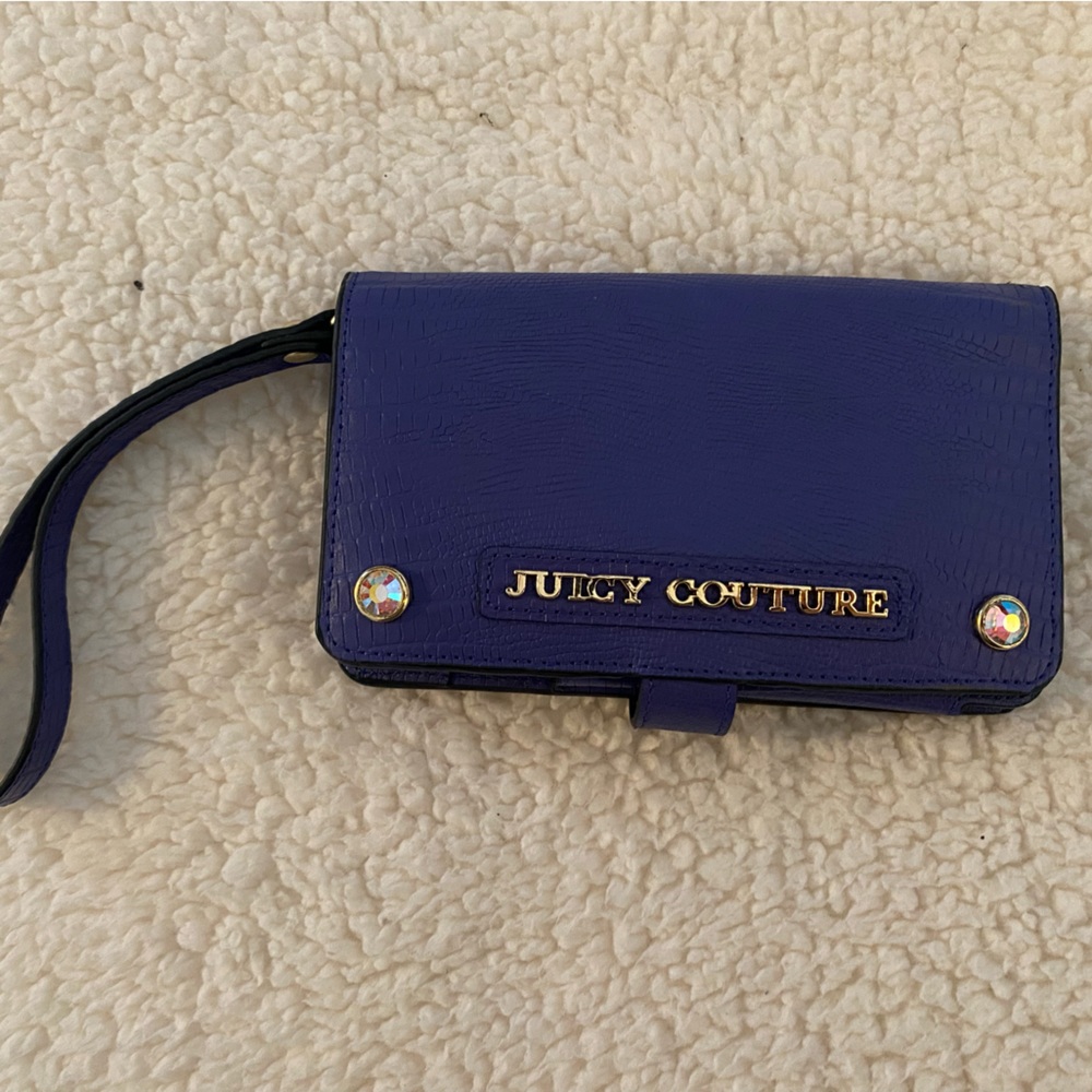 Purple Juicy Couture wristlet